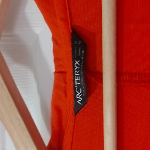 Arc'Teryx orange color top with Cowl Neckline - Picture 2 of 7